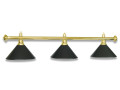 LAMPE LAITON AVEC 3 ABAT-JOUR NOIR