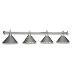 LAMPE CHROM MIT 4 SCHIRMEN CHROM