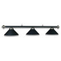 LAMPE NOIRE AVEC 3 ABAT-JOUR NOIR