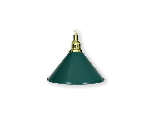 LAMPE DE BILLARD LAITON/VERT
