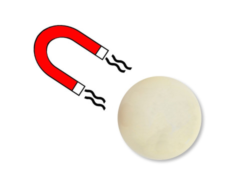 ARAMITH MAGNET SPIELBALL WEISS 57.2 MM