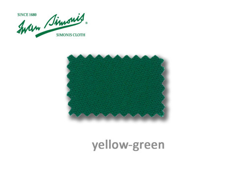 BILLARDTUCH SIMONIS 860 IN DER FARBE GELB-GRÜN