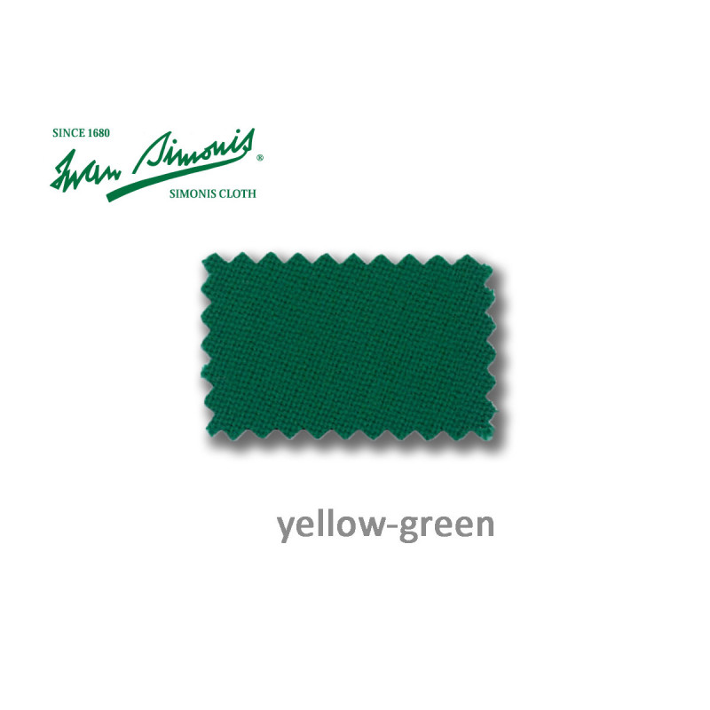 BILLARDTUCH SIMONIS 860 IN DER FARBE GELB-GRÜN