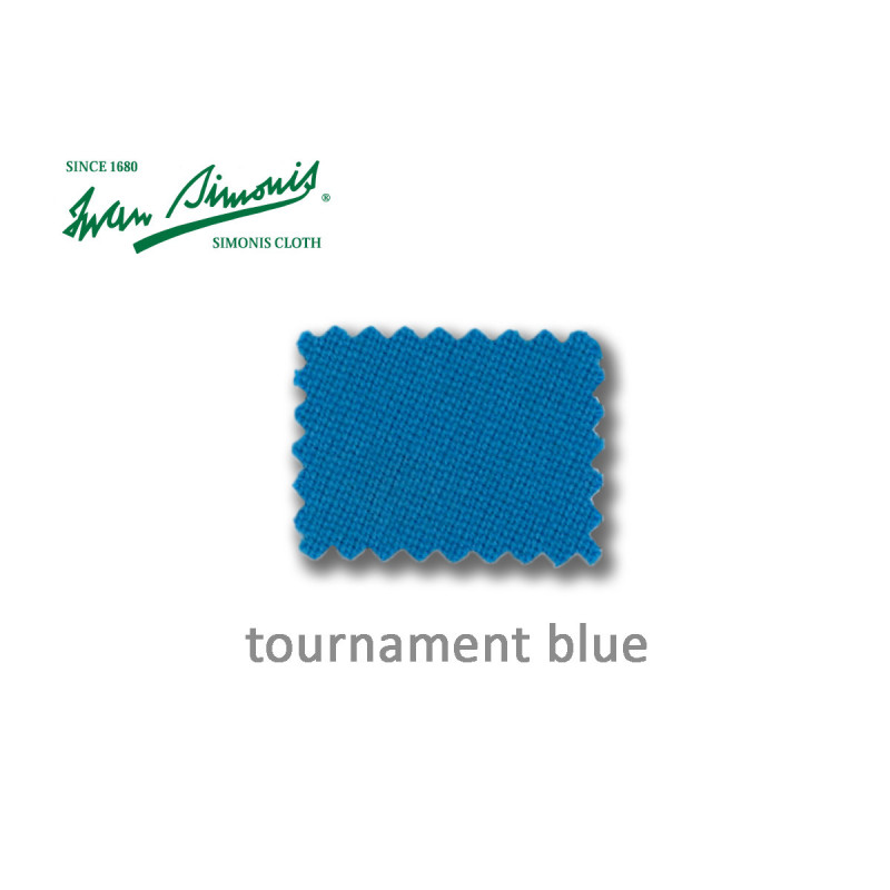 BILLARDTUCH SIMONIS 860 IN DER FARBE TOURNAMENT BLUE