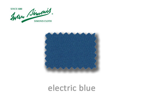 SIMONIS 920 DRAP DE BILLARD COULEUR ELECTRIC BLUE