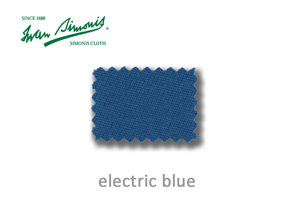 SIMONIS 920 DRAP DE BILLARD COULEUR ELECTRIC BLUE SIMONIS 920 DRAP DE BILLARD COULEUR ELECTRIC BLUE
