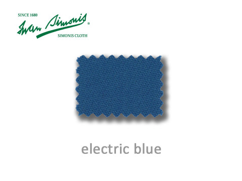 SIMONIS 920 DRAP DE BILLARD COULEUR ELECTRIC BLUE