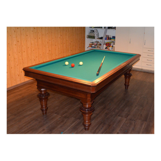 TABLE DE BILLARD CARAMBOLE ANTIQUE MARQUE MORGENTHALER.
