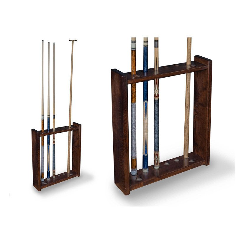 Queueständer Milano dunkelbraun aus Massivholz. Made in Switzerland.