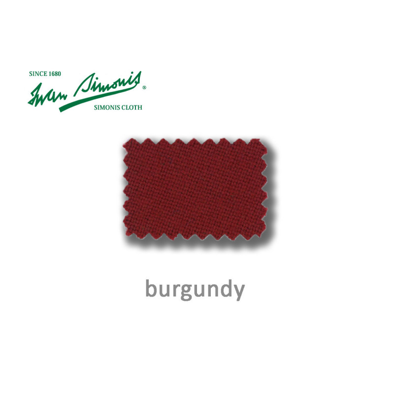 DRAP DE BILLARD POUR CARAMBOLE 300 R - COULEUR BOURGOGNE (BORDEAUX)