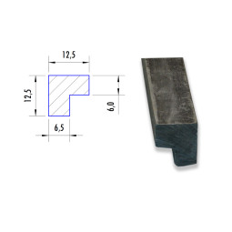 Bandengummi L-Profil 1/2"