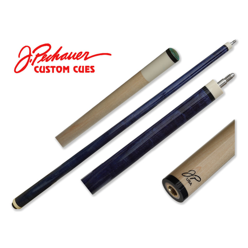 Poolqueue von Pechauer. Made in USA. Blau ohne Griffband.