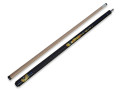 QUEUE DE BILLARD COURT "FLAMES" NOIRE. 123 CM.