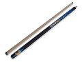 KURZES BILLARDQUEUE "FLAMES" BLAU - 123 CM