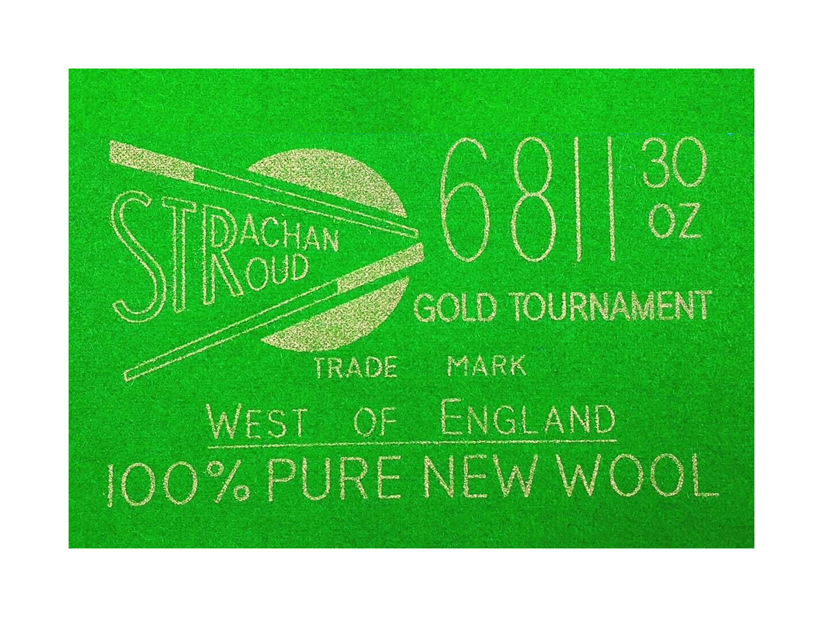 TAPIS BILLARD SNOOKER STRACHAN 6811 TOURNAMENT 30 oz. TAPIS BILLARD SNOOKER STRACHAN 6811 TOURNAMENT 30 oz.