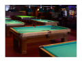Occasion Pool Billardtisch STEEPLETON "Dorsey" 8' +. Autentic vintage table Made in USA.