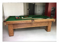 Occasion Pool Billardtisch STEEPLETON "Dorsey" 8' +. Autentic vintage table Made in USA.