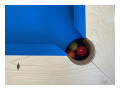 Billard und Esstisch AGATA 6' Stahl - Ahorn