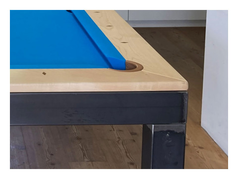 Billard AGATA en acier et érable