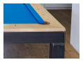 Billard und Esstisch AGATA 6' Stahl - Ahorn
