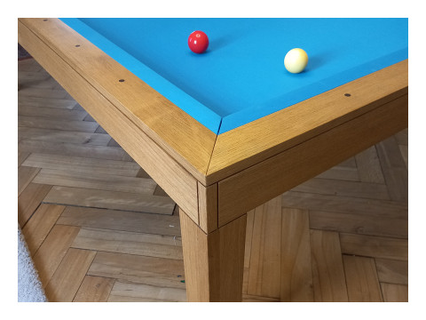CARAMBOLE TISCH AGATA 1/4 MATCH (107 x 214 cm) EICHE MASSIV