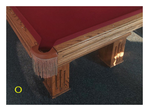 Occasion Pooltisch OLHAUSEN (USA) - Grösse 8'+ (117 x 234 cm)