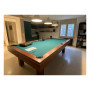 TABLE DE BILLARD D'OCCASION POOL LAFUGE ARCADE 8'+ EN PALISSANDRE