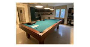 GEBRAUCHTER POOL-BILLARDTISCH LAFUGE ARCADE 8'+ AUS PALISANDER