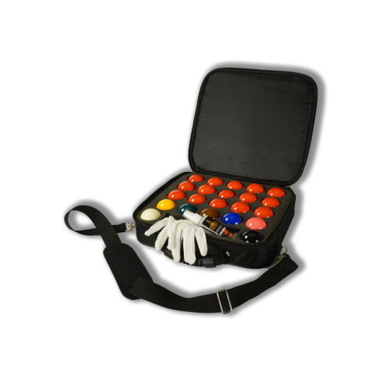 SAC À BILLES AU SNOOKER AVEC BANDOULIÈRE