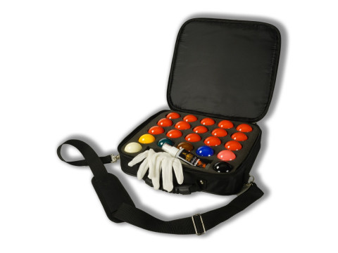 SAC À BILLES AU SNOOKER AVEC BANDOULIÈRE