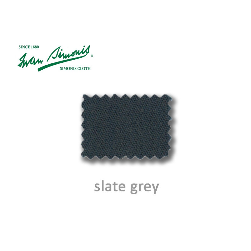 Billardtuch Simonis in Farbe Slate-Grey -