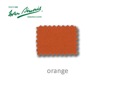 BILLARDTUCH SIMONIS 760 IN DER FARBE ORANGE