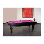 Billard avec tapis couleur fuchsia (fushia).