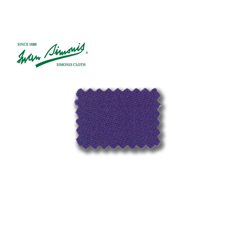 DRAP DE BILLARD SIMONIS 760 EN COULEUR PURPLE (VIOLET).