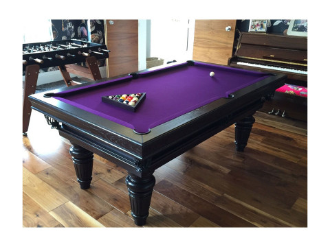 DRAP DE BILLARD SIMONIS 760 EN COULEUR PURPLE (VIOLET).