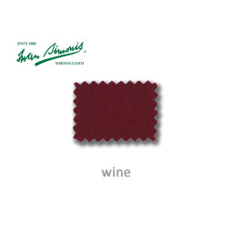 Billardtuch Simonis in der Farbe Wine.
