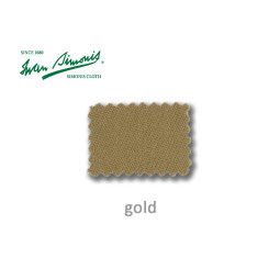 Simonis Billardtuch Farbe Gold.
