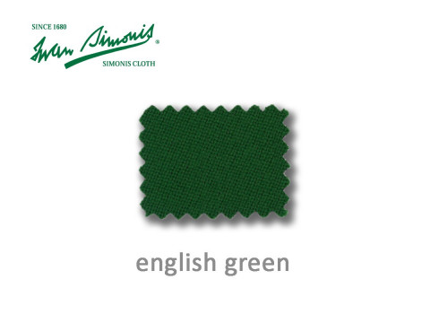 BILLARDTUCH SIMONIS 760 IN DER FARBE ENGLISH GREEN