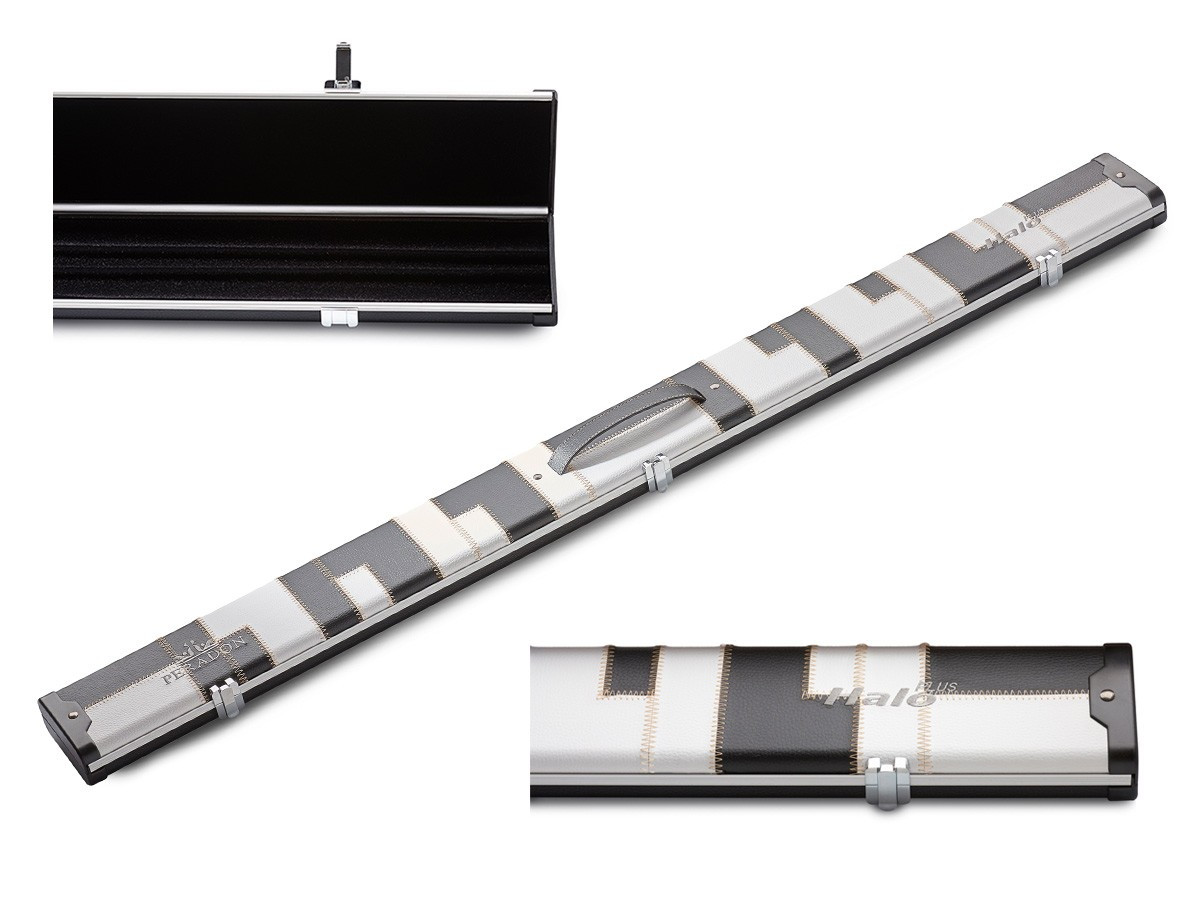PERADON HALO PLUS 3/4 SNOOKER KOFFER WEISS/SCHWARZ PATCHWORK