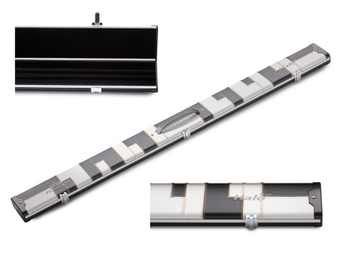 PERADON HALO PLUS 3/4 SNOOKER KOFFER WEISS/SCHWARZ PATCHWORK