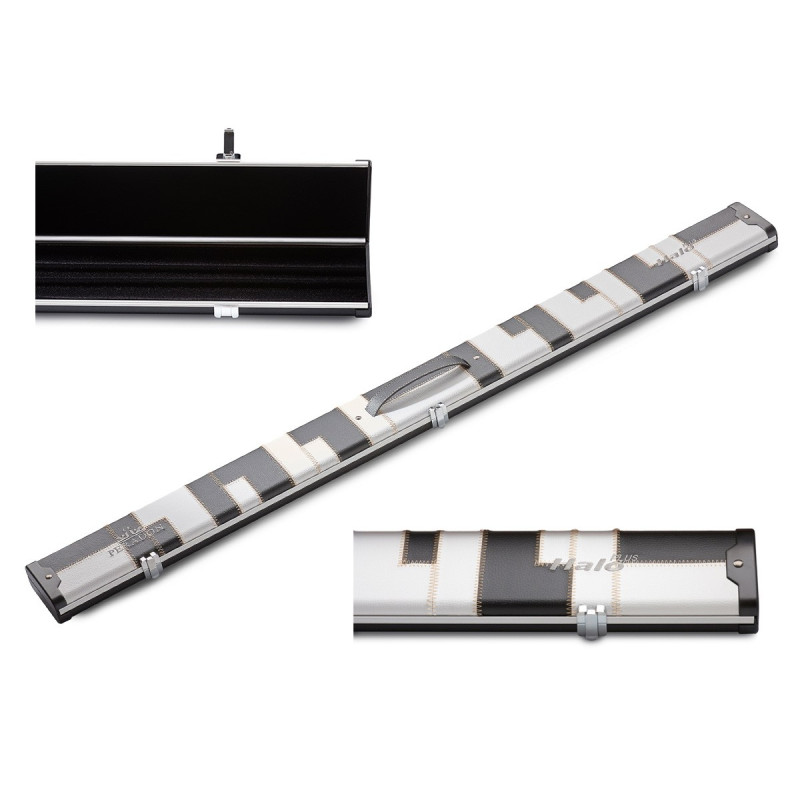 PERADON HALO PLUS 3/4 SNOOKER KOFFER WEISS/SCHWARZ PATCHWORK