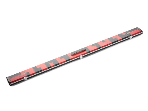 PERADON SNOOKER KOFFER HALO PLUS EINTEILIG SCHWARZ-ROT