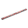 PERADON SNOOKER KOFFER HALO PLUS EINTEILIG SCHWARZ-ROT