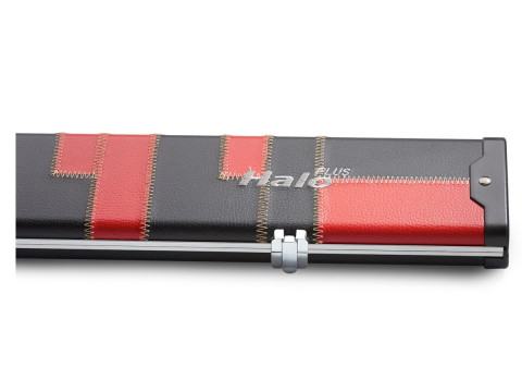 PERADON SNOOKER KOFFER HALO PLUS EINTEILIG SCHWARZ-ROT