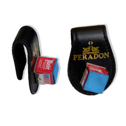 Magnet Kreidehalter von Peradon aus echtem Leder.