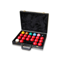 Ballkoffer für Snookerkugeln.