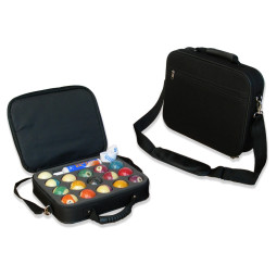 Tasche für Pool-Billardkugeln mit Schultergurt.