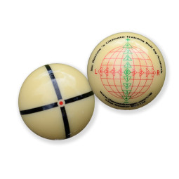 Ultimate Snooker Trainings Kugel von Nick Barrow. Hergestellt von Saluc in Belgien.