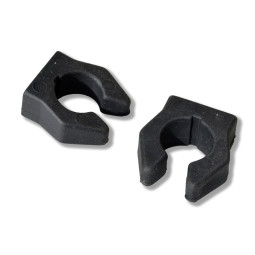 CLIP POUR SUPPORT MURAL DE QUEUE EN CAOUTCHOUC