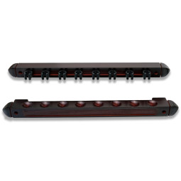 SUPPORT MURAL POUR 8 QUEUES EN ACAJOU